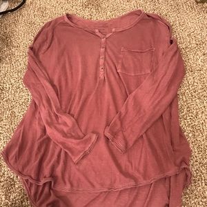 Free people purple shirt